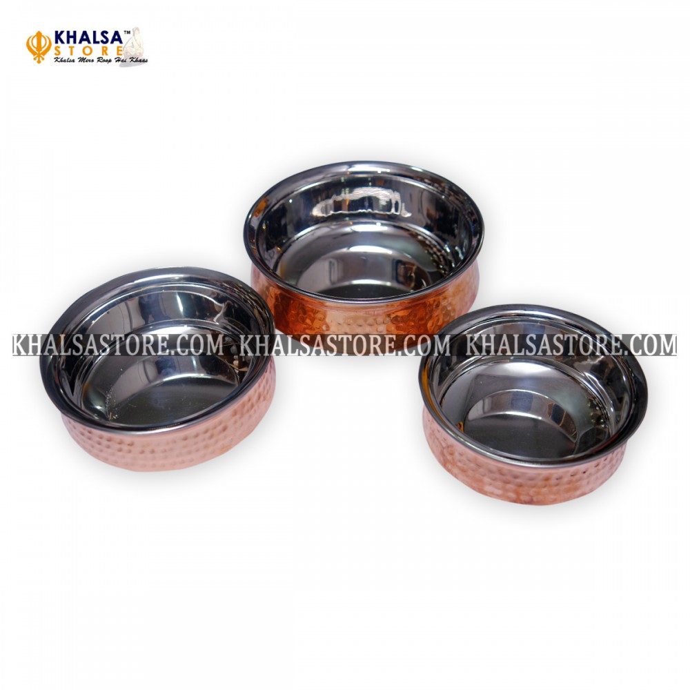 Handi Set Cooper Steel (3 Pcs)