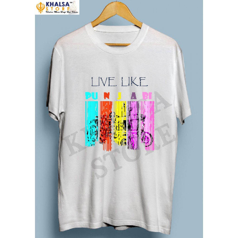 T-Shirt - Live Like Punjabi