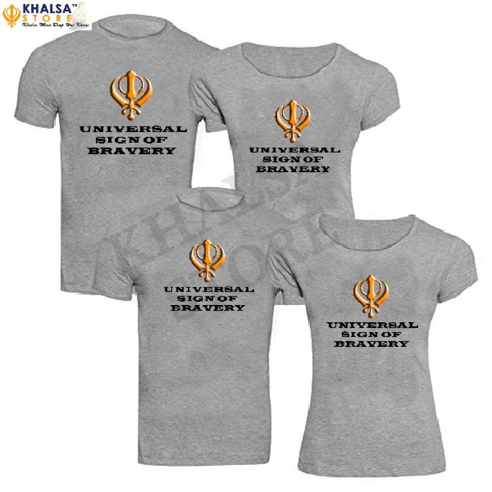 Punjabi Family T-Shirt -Sign Of Bravery