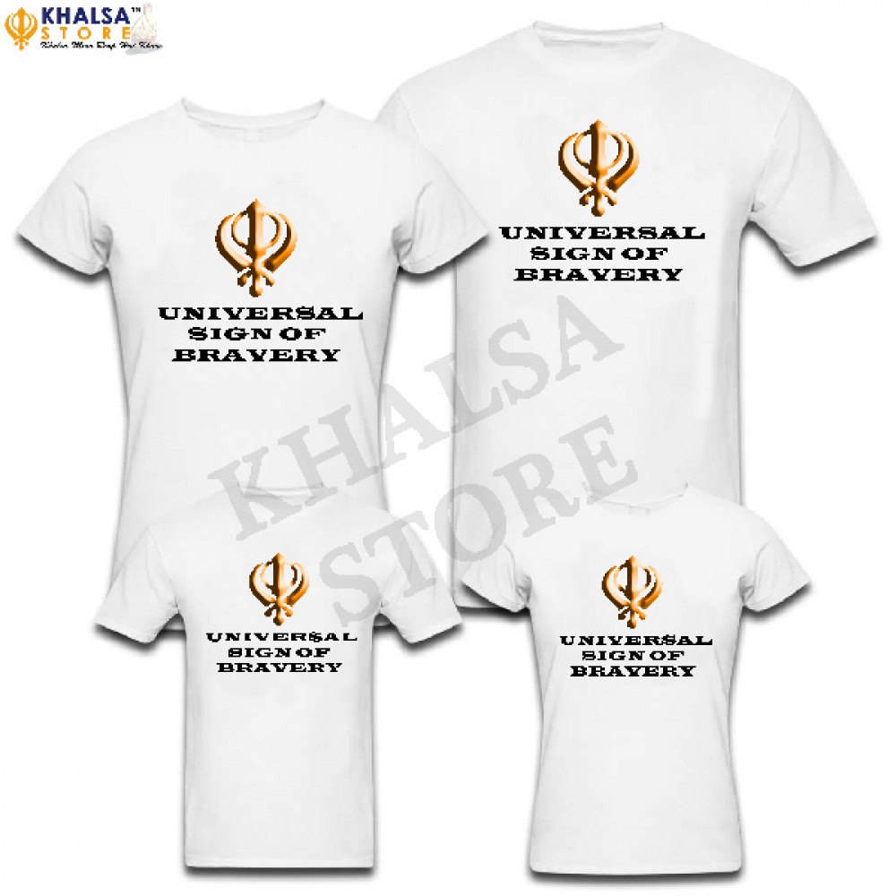 Punjabi Family T-Shirt -Sign Of Bravery