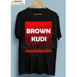 Punjabi T-Shirt - Brown Kudi