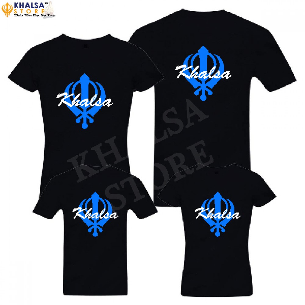 Punjabi Family T-Shirt -Khanda