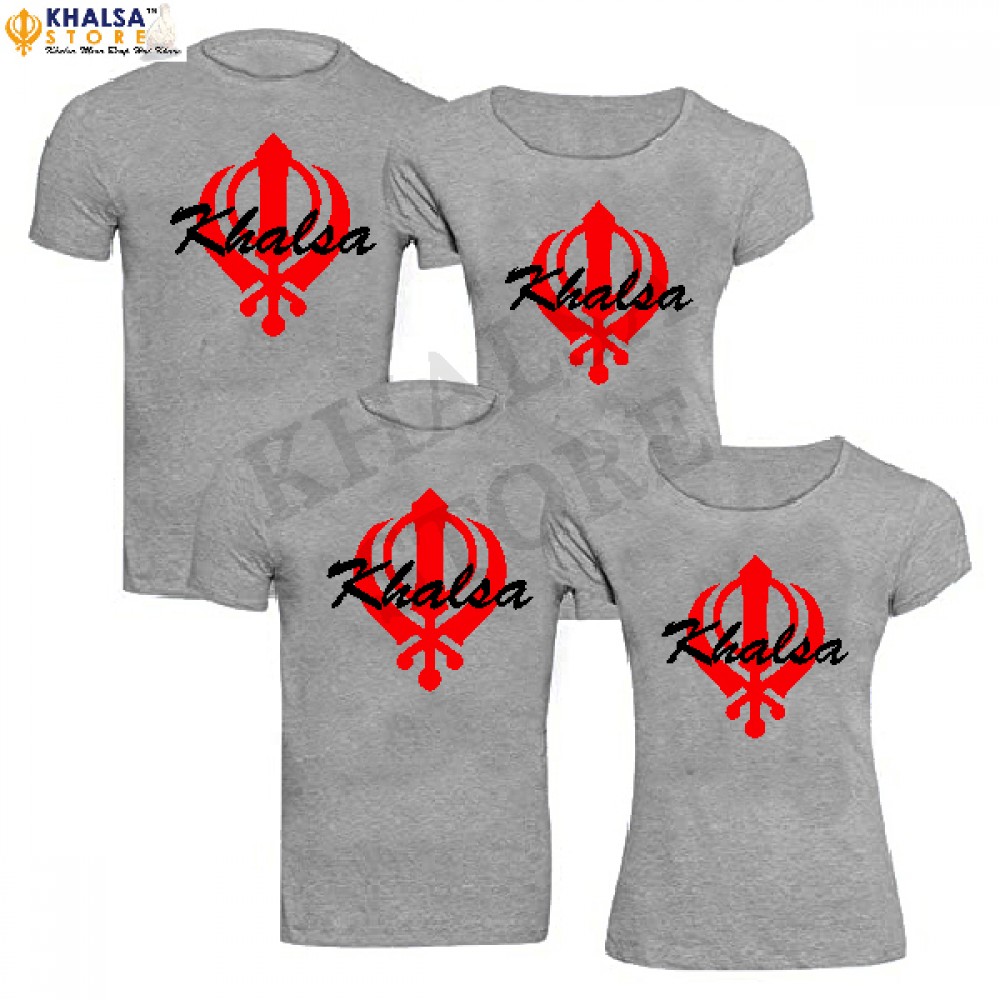 Punjabi Family T-Shirt -Khanda