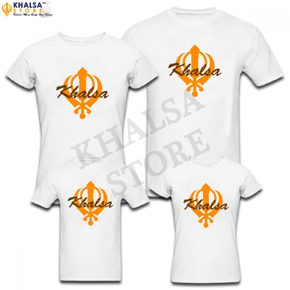 Punjabi Family T-Shirt -Khanda