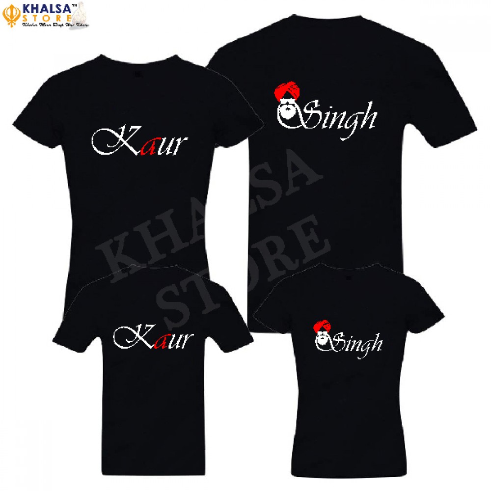 Punjabi Family T-Shirt -Sikh & Kaur