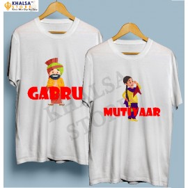 Punjabi Couple T-Shirts