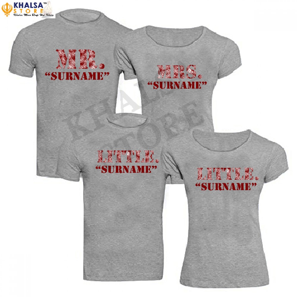 Punjabi Family T-Shirt - Surname