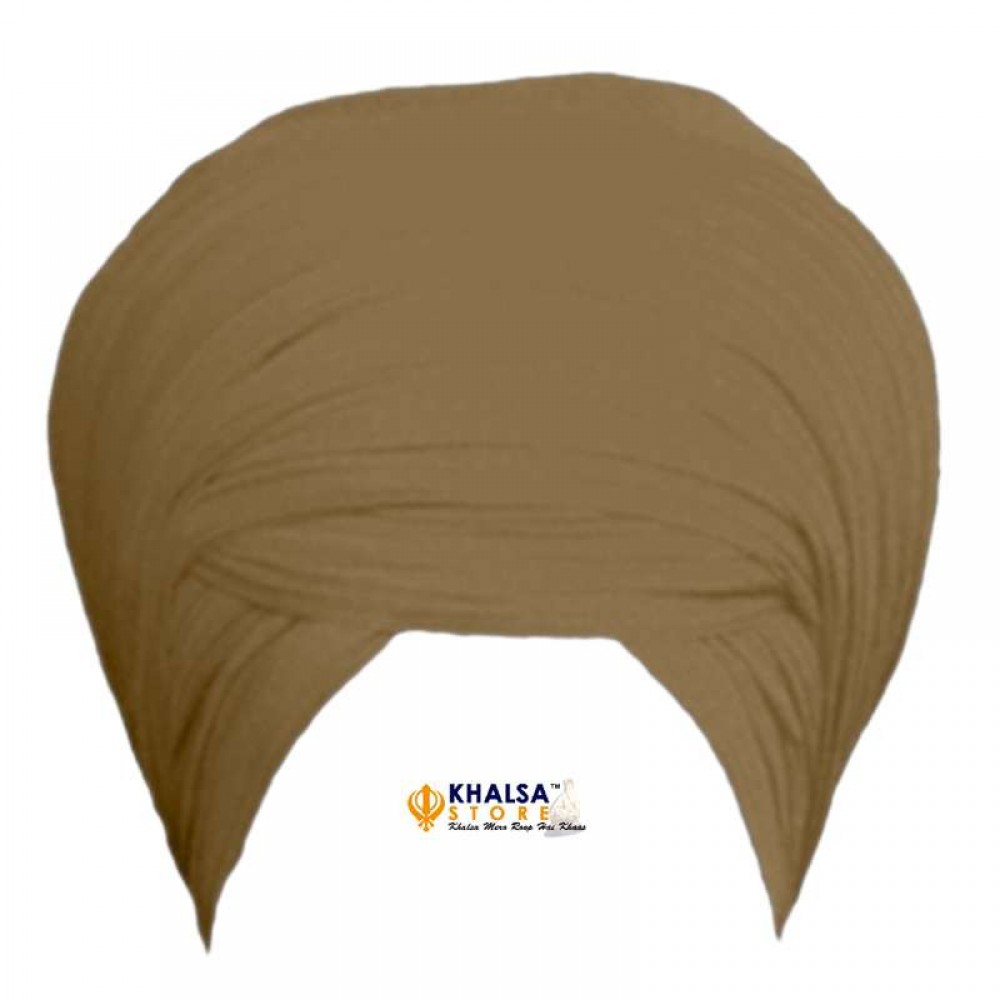 Sikh Dumala - DARK KHAKI - VOILE