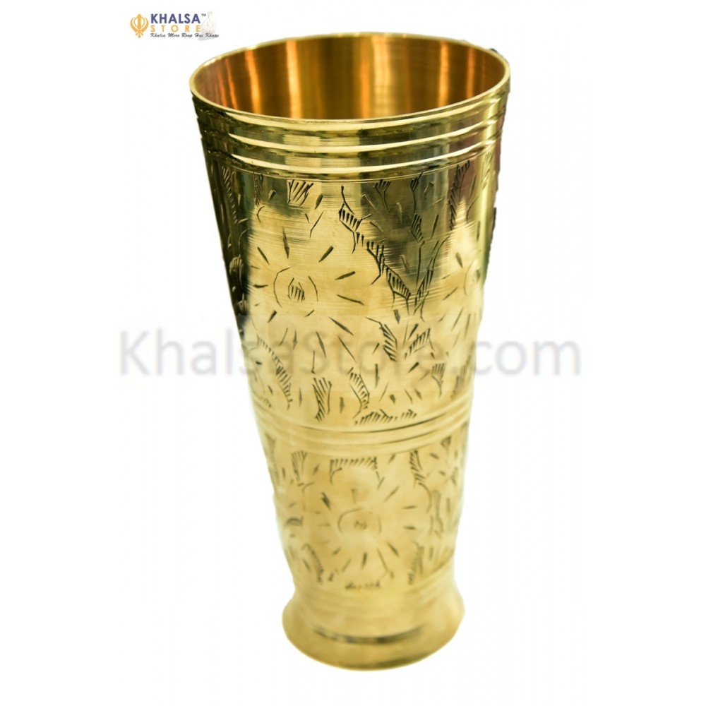Glass brass 1 litre