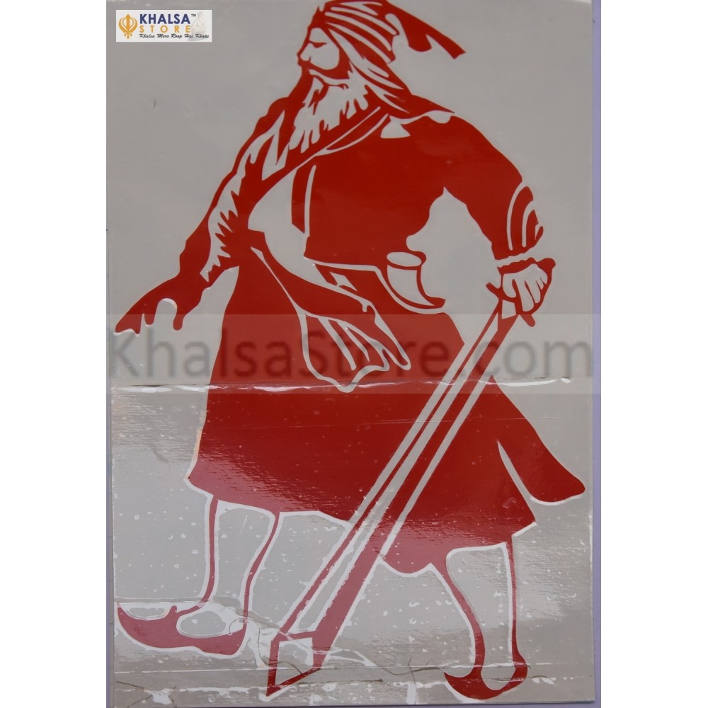 Sticker 24 x 14 cm