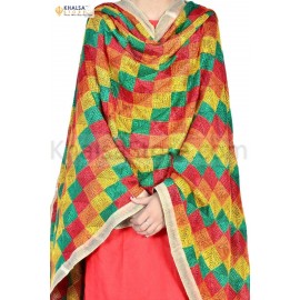 Phulkari (L - 2.25 MTRS  W- 101 cm ) 