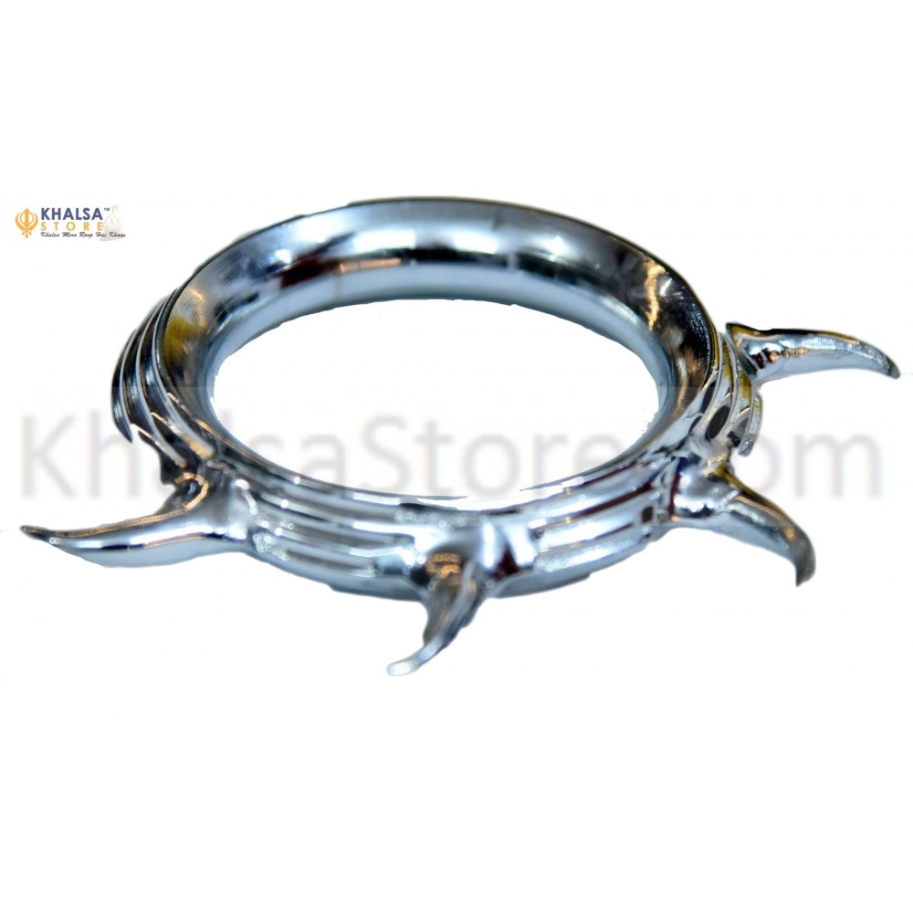 Indian Real Sterling Pure Silver Men's Bangle Bracelet - 6.4 CM – Karizma  Jewels